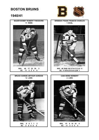 NHL bos 1940-41 foto hracu1