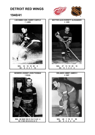 NHL det 1940-41 foto hracu5
