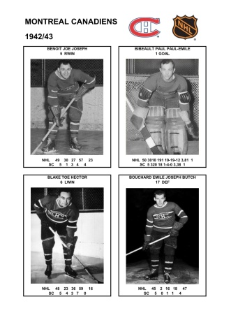 NHL mtl 1942-43 foto hracu1