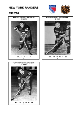 NHL nyr 1942-43 foto hracu7