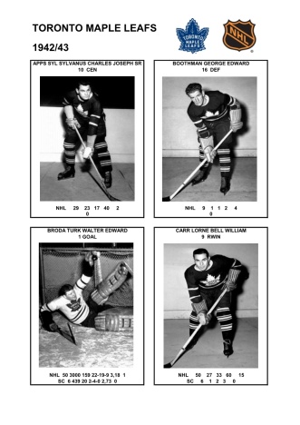 NHL tor 1942-43 foto hracu1