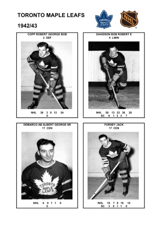 NHL tor 1942-43 foto hracu2