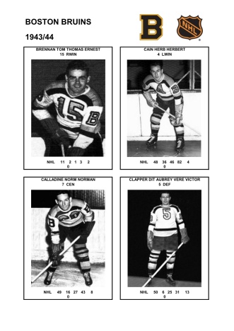 NHL bos 1943-44 foto hracu2