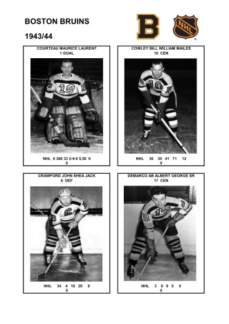 NHL bos 1943-44 foto hracu3