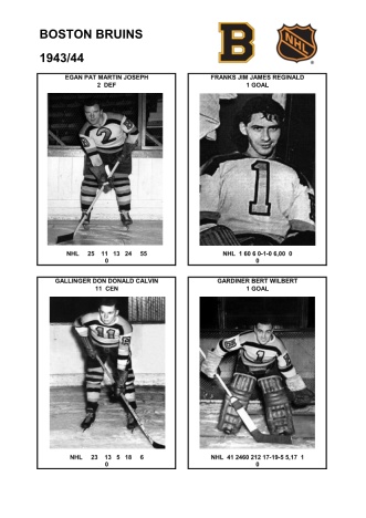 NHL bos 1943-44 foto hracu4