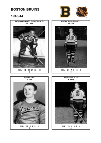 NHL bos 1943-44 foto hracu6