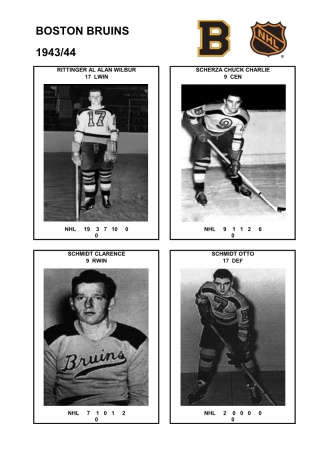 NHL bos 1943-44 foto hracu7