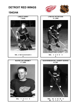 NHL det 1943-44 foto hracu6