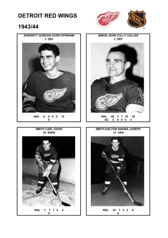 NHL det 1943-44 foto hracu8