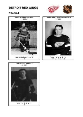 NHL det 1943-44 foto hracu9