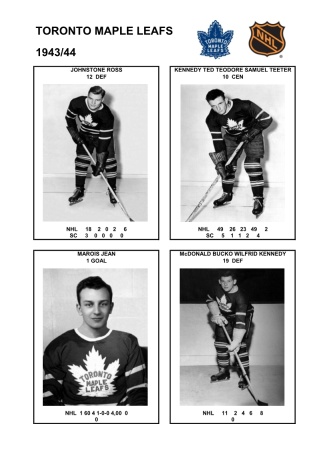 NHL tor 1943-44 foto hracu4
