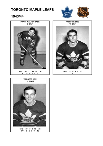 NHL tor 1943-44 foto hracu6