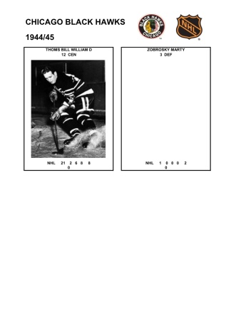 NHL chc 1944-45 foto hracu7