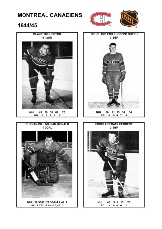 NHL mtl 1944-45 foto hracu1