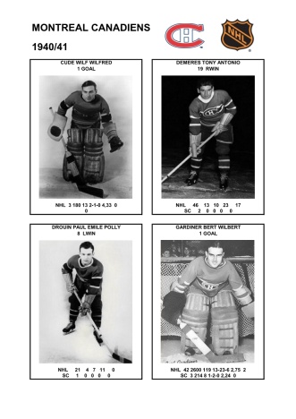 NHL mtl 1940-41 foto hracu2