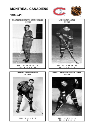 NHL mtl 1940-41 foto hracu4