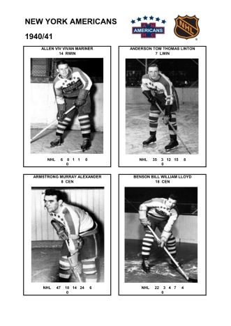 NHL nya 1940-41 foto hracu1