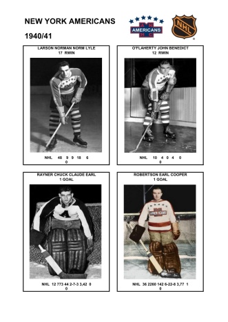 NHL nya 1940-41 foto hracu5