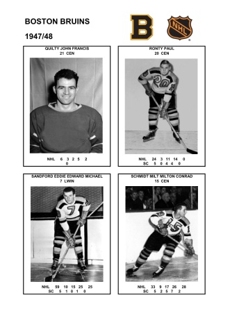 NHL bos 1947-48 foto hracu5