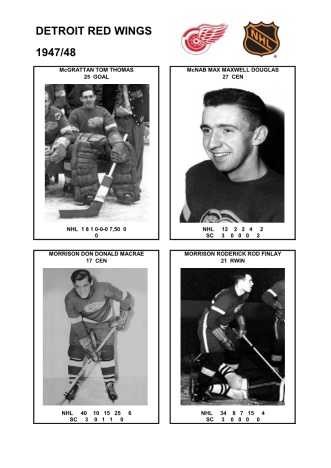 NHL det 1947-48 foto hracu5