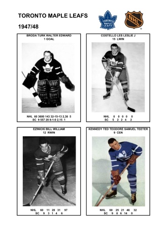 NHL tor 1947-48 foto hracu2