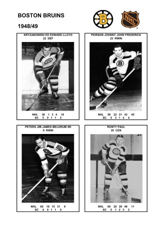 NHL bos 1948-49 foto hracu4