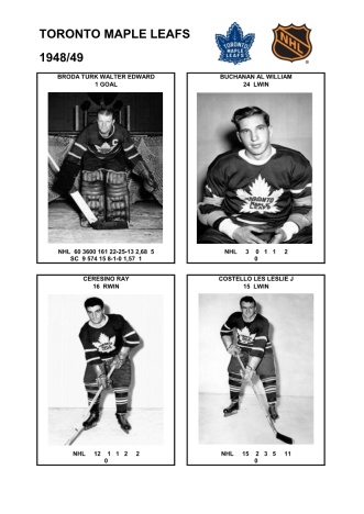 NHL tor 1948-49 foto hracu2