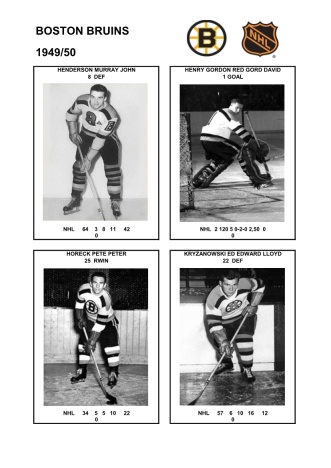 NHL bos 1949-50 foto hracu4