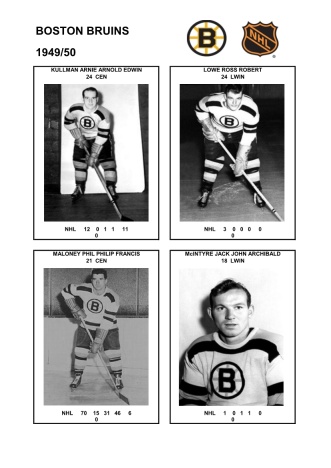 NHL bos 1949-50 foto hracu5