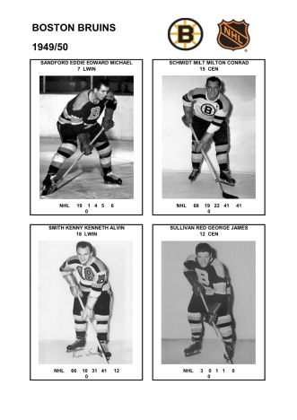 NHL bos 1949-50 foto hracu7