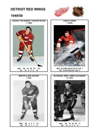 NHL det 1949-50 foto hracu4