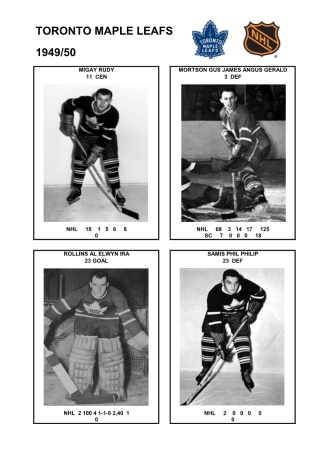 NHL tor 1949-50 foto hracu7