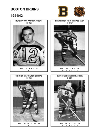 NHL bos 1941-42 foto hracu6