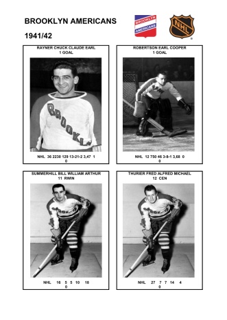 NHL bro 1941-42 foto hracu6