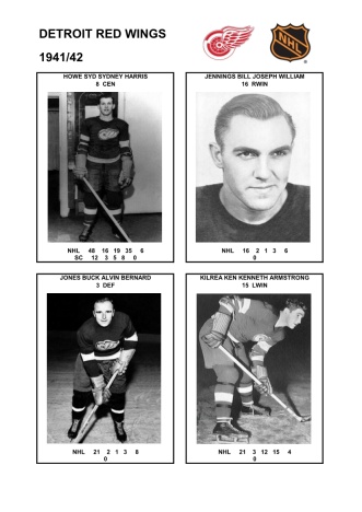 NHL det 1941-42 foto hracu4