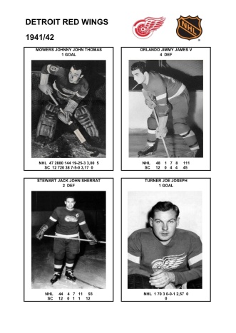 NHL det 1941-42 foto hracu6
