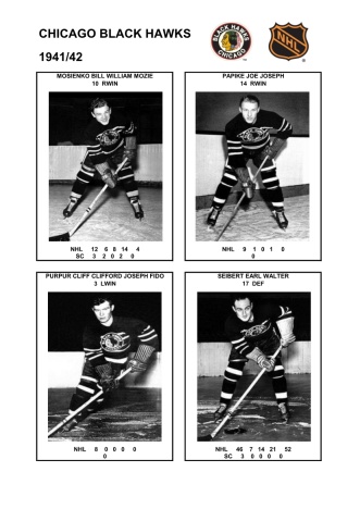 NHL chc 1941-42 foto hracu5