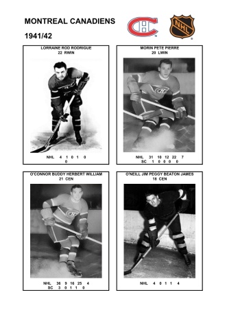 NHL mtl 1941-42 foto hracu5