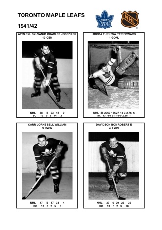 NHL tor 1941-42 foto hracu1