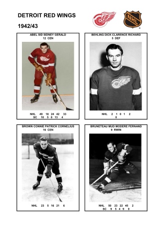 NHL det 1942-43 foto hracu1