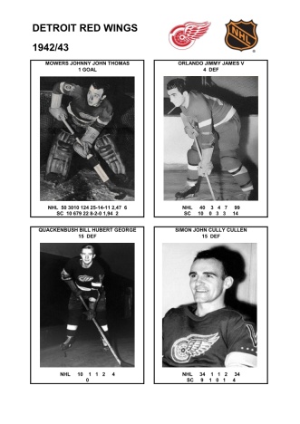 NHL det 1942-43 foto hracu5